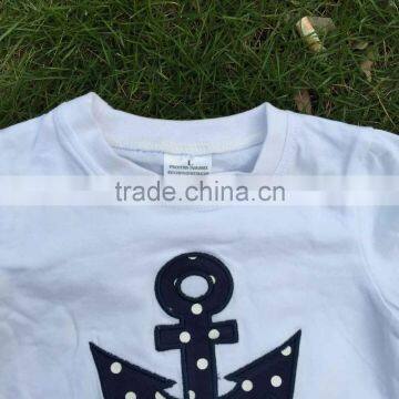 2015 New Arrival Anchor Print Shorts Boy Short Set Summer Short Outfit Sets photo-4