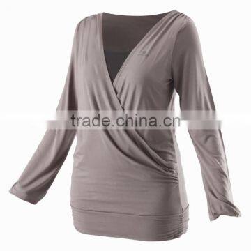Ladies Super Fashion Wholesale Hot Sale Long Sleeve T-Shirt For Women photo-5