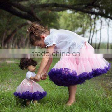 Cheap 2015 Multi Color Summer Boutique Baby Dance Tutu Skirts Chiffon Pettiskirt Tutu Newborn Valentine Petit Skirt Fluffy photo-2