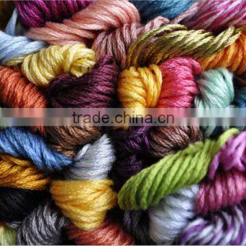100% Cotton Thread, cross stitch thread embroidery thread in different color