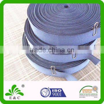 1 inch / 25mm single color plush back elastic waistband