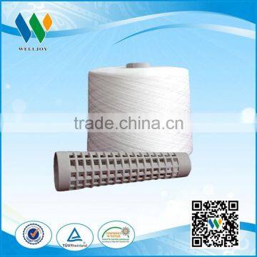 100 Polyetser Raw White Yarn on Plastic Cone 1.25kg/cone, 1kg/cone photo-2