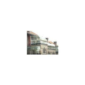 Colour Commercial Curved Tempered Glass Shatterproof For Windows , 8mm Thick