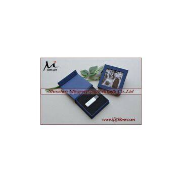 Wedding Fabric Linen DVD USB Case photo-2