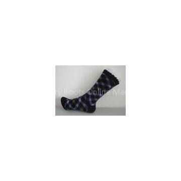 Comfortable Argyle Womens Wool Socks Knitted Outdoor For Winter