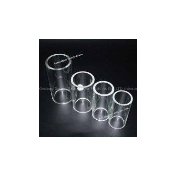 Transparent Fire Polished Glass Tube