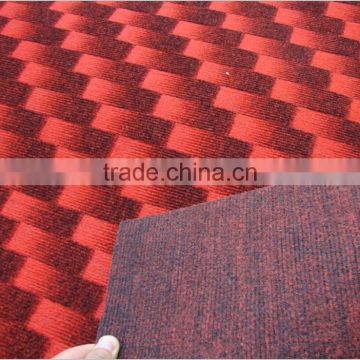 New style Non-woven double jacquard carpet, jacquard rug, jacquard door mat