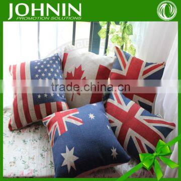 cheap printed high quality soft polyester custom design pillow cover