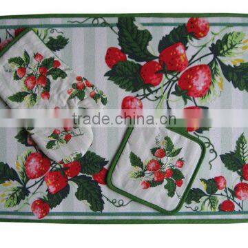 3 pcs kitchen Floor Mat