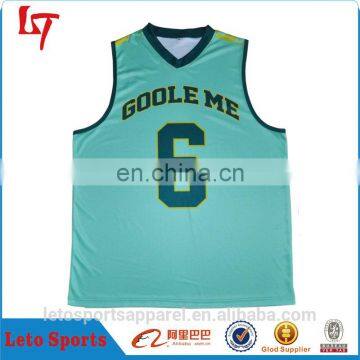 custom simple design basketball jersey throwback blue jerseys