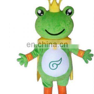 TF-2165 mascot costumes for frog prince,party animal mascot costume