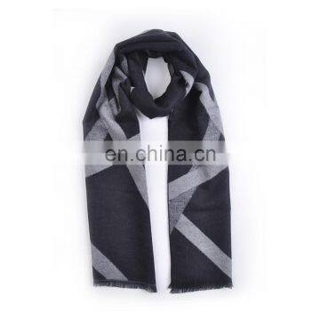 TOROS Black Grey Scarf Very Fashion Popular 100% Viscose