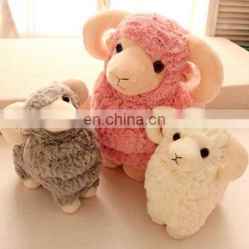 HI CE best selling cute design white softer plush cheap stuffed baby lambs wholesale