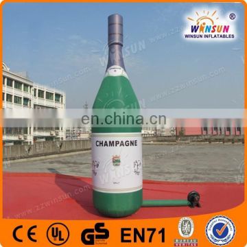 new giant inflat advertis champagne or beer bottle