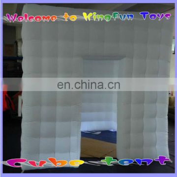 White oxford cloth photo cube,inflatable photo booth