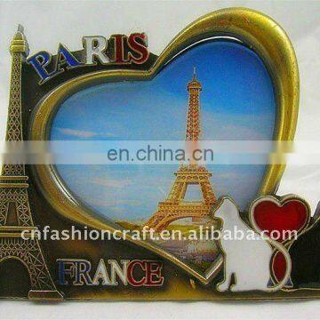 Eiffel tower metal picture frame