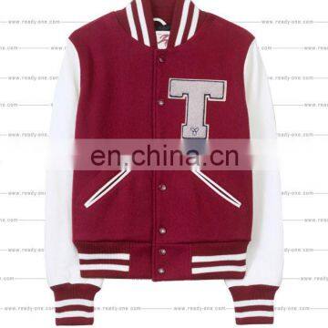 BLACK Varsity jacket , Baseball Varsity Jacket for men & women,Leather varsity jacket