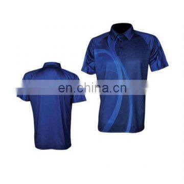 100% Polyester Short Sleeve Sublimation Polo Shirt for Men