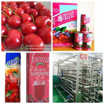 Fruit juice processing line