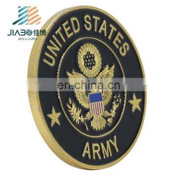 Custom Gold Coins Promotional Beautiful Design 3d Bale Egle America Flag Army Coin photo-4