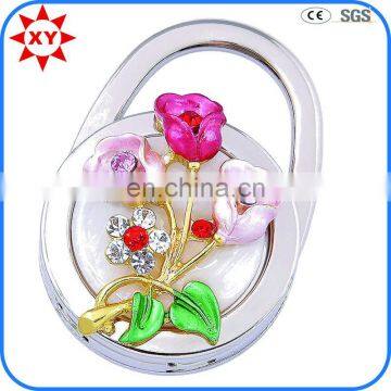 Fashion design promotion custom logo purse hanger hook