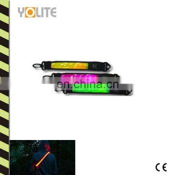 Reflex LED flashlight wristband with custom logo CE En13356 Standard