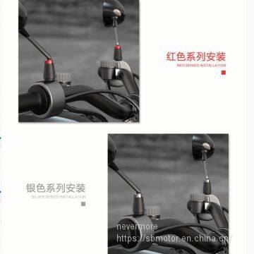 Spirit Beast Motorcycle Modified Rear View Mirror Seat Cover Waterproof Holder 2pcs/lot L1 photo-4