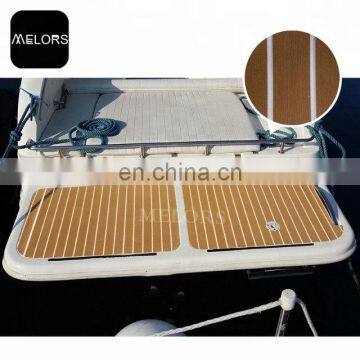 Melors EVA Material Sheets Hot Tub Mat Swim Spa Non-slip Synthetic Teak Decking photo-2