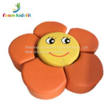 New Design Kids Soft Play Sunflower Sponge Stool Educational Toys photo-3