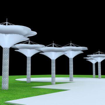 Membrane Roof Structure For Stadium Stand Cultural Facilities