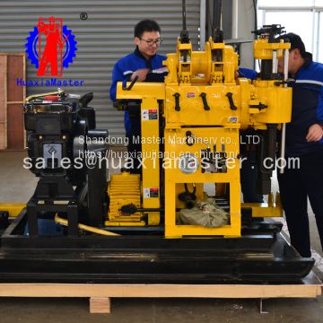 Supplies HZ-200YY hydraulic core drilling rig / portable sampling drilling machine for export