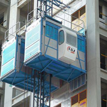 Professional Manufacturer SC200/200 Double Cages 0-33m/min Construction Hoists photo-3