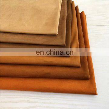 High Quality 75d*225d 100% Polyester Suede Fabric for Sofa photo-2