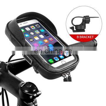 Factory Supply Custom logo Universal Waterproof  Bicycle Front Frame Cheap Phone Saddle Bags