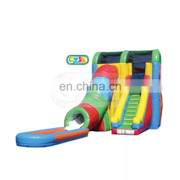 beautiful fun home professional trade pool inflatable water slide with tunnel