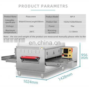 Manufactures Professional High Quality Electric Stainless Steel Portable Conveyor Belt Pizza Oven