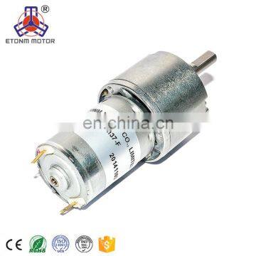 ET-SGM37F-E 12V DC 22rpm Spur gear motor for CNC Machine