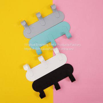Key Hook Home Bedroom Strong Adhesive Wall Hooks Wall Storage for Hat Clothes photo-3