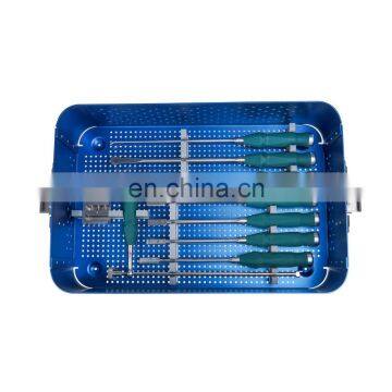 Excellent Quality Instrument Orthopedic PLIF Peek Cage & Lumbar Titanium Cage Instrument Set General Surgery Instrument Set photo-4