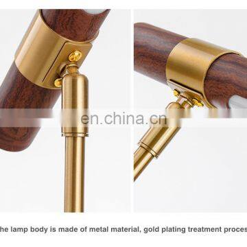 2020 Custom Logo Nordic Modern Design Copper Lamp Foldable Reading Desk Lamp for Hotel Decoration photo-7