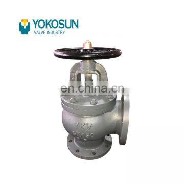 Factory Wholesale Good Quality For Shipbuilding And Ship Repair Marine JIS F7306 5K Cast Iron Angle Valve