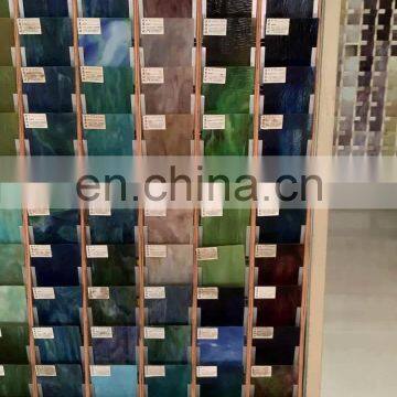 8mm Building Gradient Partition Wall Art Stained Glass