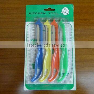 4 Pcs Fruit Vegetable Peeler With Slicer photo-3