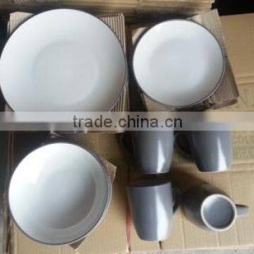 Stocked Color Glazed Dinner Sets photo-2