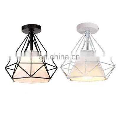 Retro Pendant Ceiling Lamp E27 Decorative Iron Vintage Lamp Fixture