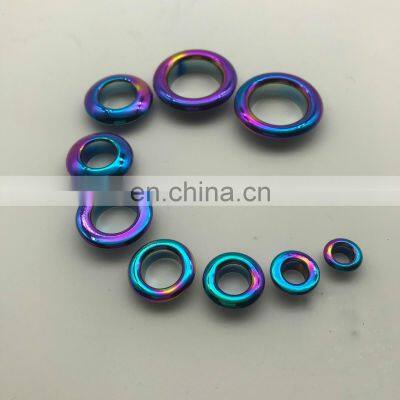 Fashion Hot Mushroom Garment Coloured Rainbow Metal  Grommet Eyelet