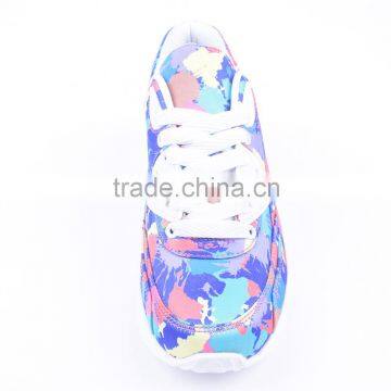 Colorful Upper Design Good Fashion Air Sport Shoes Women Lace up Running Sport Shoes photo-3