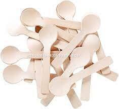 FSC certified disposable wooden coffee spoons disposable cutlery biodegradable wooden spoon