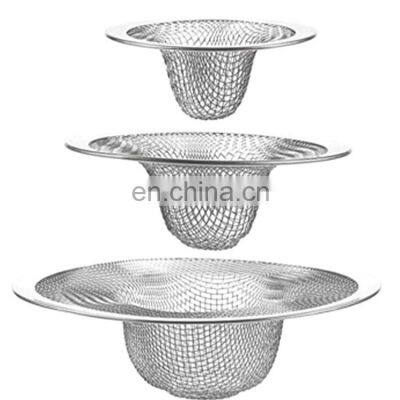 Metal Wire Basin Filter Drain Catcher,Mesh Sink Strainer Set,stainless steel filter mesh