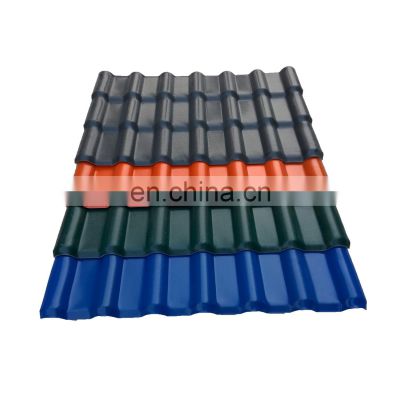 High Quality Anti-corrosion ASA Synthetic Resin Plastic Roof Tiles for industry villa home